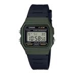 国内正規品 CASIO Collection カシオ コレクション POP 軽量 薄型 ブラック×グリーン ユニセックス腕時計 F-91WM-3AJH