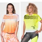 ヨガウエア Tシャツ ズンバ ウェア ダンスウェアフ フィットネス 夏ウェア エアロビクスウエア スポーツウェアレディース ヨガ 運動用 トップスT100