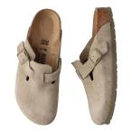 ショッピングビルケン BIRKENSTOCK ビルケンシュトック ボストン クロッグサンダル レディース 本革 細幅 BOSTON LEVE カーキ ブラウン 1025844