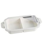  голубой noBRUNO керамика пальто перегородка . кастрюля 1.6L compact плита для белый BOE021-SEPARATE