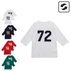 Champion チャンピオン Tシャツ 長袖 ロンT P12 3/4 スリーブ フットボール メンズ SLEEVE FOOTBALL T-SHIRT ホワイト ネイビー レッド 白 C3-R413