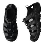 キーン KEEN スポーツサンダル ハイパーポート エイチツー メンズ 軽量 耐久 抗菌 防臭 速乾 水陸両用 HYPERPORT H2 ブラック 黒 1028652