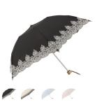LANVIN COLLECTION ランバン コレクション 折りたたみ傘 3段 雨傘 日傘 晴雨兼用 T/C オーガンジーカットワーク 50cm UVカット 遮光 遮熱 紫外線対策 12094-02