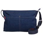 LEVI'S リーバイス バッグ メッセンジャーバッグ ショルダー メンズ レディース 8.5L 斜め掛け 大人 軽量 デニム MESSENGER BAG ブルー 002GV-0001