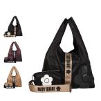 マリークヮント MARY QUANT トートバッグ エコバッグ レディース マリクワ 斜めがけ 折りたたみ ECO BAG ブラック ブラウン ベージュ 黒 000783