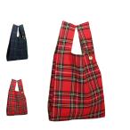 マスターアンドコー MASTER&Co. バッグ エコバッグ レジカゴ トート レジ袋 メンズ レディース 折りたたみ コンパクト マチ広 簡単 軽量 チェック MC1392