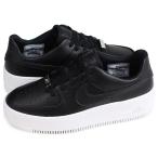 NIKE ナイキ エアフォース1 スニーカー レディース AIR FORCE 1 SAGE LOW AF1 ブラック 黒 AR5339-002