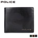 POLICE ポリス 二つ折り財布 メンズ 本革 SPAZZOLA WALLET ネイビー ダーク ブラウン グリーン PA-70501