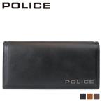 POLICE ポリス 長財布 レザー メンズ EDGE LONG WALLET ブラック キャメル ダーク ブラウン 黒 PA-58001