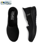 SKECHERS スケッチャーズ スリップインズ シーガー ビリーブ イット スニーカー スリッポン レディース SLIP-INS SEAGER BELIEVE IT ブラック 黒 158980