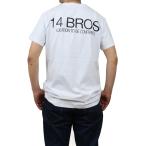 ショッピング均一セール 【均一セール】フォーティーンブロ 14BROS ブランド Ｔシャツ メンズ 12679A3062B14 TBC 刺繍 Tシャツ BIANCO ホワイト系 ts-01  父の日 sm-02