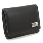 ショッピングdiesel DIESEL ディーゼル 三つ折り財布 小銭入付き X10439 PR227 T8013 メンズ ブラック
