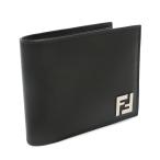FENDI フェンディ FFスクエア 二つ折り財布 小銭入付き 7M0373 AFF2 F0GXN メンズ ブラック