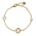 FENDI フェンディ ブレスレット エバーラウンド クリスタル 8AL085 ATEP F089U レディース ゴールド