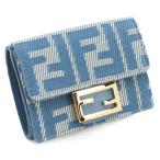FENDI フェンディ 三折財布小銭入付き 8M0395 AUNJ F1SKL レディース ブルー