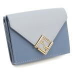 FENDI フェンディ 三折財布小銭入付き 8M0480 ALV4 F1SL4 レディース ブルー