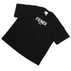 ショッピングフェンディ 【大人もOK】フェンディ FENDI キッズ　Ｔシャツ ブランド ロゴ JUI137　7AJ　F0GME ブラック apparel-01 kb-01