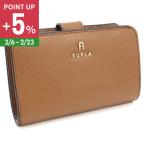 FURLA フルラ 二つ折り財布 小銭入付き カメリア WP00314 ARE000 03B00 CAMELIA レディース ブラウン