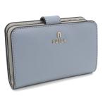 FURLA フルラ 二つ折り財布 小銭入付き カメリア WP00314 ARE000 4352S CAMELIA M レディース ブルー