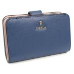 ショッピングフルラ FURLA フルラ 二つ折り財布 小銭入付き カメリア WP00314 ARE000 4503S CAMELIA レディース ブルー