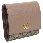 GUCCI グッチ 二折財布小銭入付き 598587 17WAG 5788 PETITE MARMONT レディース ベージュ