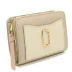 マーク・ジェイコブス MARC JACOBS THE MINI COMPACT WALLET 二折財布小銭入付き ブランド 2F3SMP062S07 241 KHAKI MULTI ベージュ系 wallet-01
