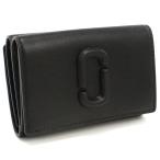 MARC JACOBS マークジェイコブス 三折財布小銭入付き 2S4SMP009S02 001 THE TRIFOLD WALLET レディース ブラ