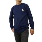 メゾンキツネ MAISON KITSUNE メンズ セーター ニット KM00501　KT1036　H481 NAVY MELANGE ネイビー系　