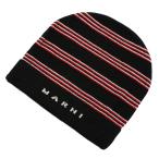 ショッピングマルニ MARNI マルニ ニットキャップ M01238 M00SZ 0M900 キッズ ブラック