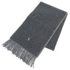 ラルフローレン RALPH LAUREN マフラー リバーシブル ポニー刺繍 PC0455　036 グレー系　