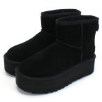アグ UGG ムートンブーツ CLASSIC MINI PLATFORM クラシック ミニ プラットフォーム 1134991 BLK ブラック shoes-01 win-03w
