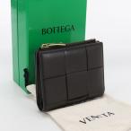 ショッピングbottega 中古良品 BOTTEGA VENETA ボッテガ・ヴェネタ 二つ折り財布 スモール二つ折りウォレット カセット レディー