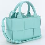 中古良品ボッテガヴェネタBOTTEGA VENETA イントレチャート キャンディー アルコ トートバッグ 729029 ライトブルー ランク:A us-2 2WAY