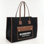 中古良品 BURBERRY バーバリー トートバッグ 8055747 ミディアム フレヤトート レディース ブラック