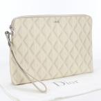中古美品 Dior ディオール クラッチバッグ クラッチバッグ CDダイヤモンド メンズ ホワイト