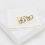 中古良品 Christian Dior クリスチャンディオール ピアス E1742PTCCY D301 プチ CD スタッドピアス レディー