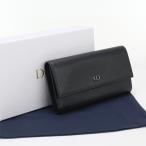 【大開運日ポイント10倍】中古美品 DIOR 長財布ニ折小銭入付き ロング フラップウォレット CD アイコン