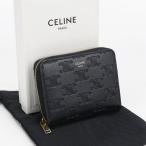 中古良品 CELINE セリーヌ 小銭入れ コインケース トリオンフ レディース ブラック