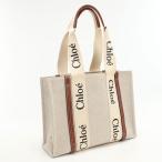 中古良品 Chloe クロエ トートバッグ CHC22A383I2690U ウッディ レディース ベージュ