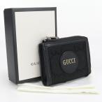 中古美品 GUCCI グッチ 小銭入れ 657587 L字ファスナー ミニウォレット オフ ザ グリッド メンズ ブラック