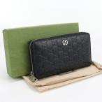 中古良品 GUCCI グッチ 長財布ラウンドファスナー 473928 ドリアン メンズ ブラ