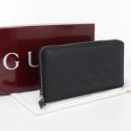 中古美品 GUCCI グッチ 長財布ラウンドファスナー 835120 AAE1W 1000 ジップアラウンドウォレット GUCCI ロゴ
