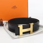 中古・未使用 HERMES エルメス ベルト コンスタンスベルト X刻印 メンズ ブラック