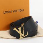 中古良品 LOUIS VUITTON ルイヴィトン ベルト M0333S ベルト・LV ダミエ リバーシブル メンズ ブラック