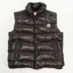 中古良品 MONCLER モンクレール ベスト 4335005 68950 TIB GILET メンズ ブラウン