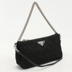 中古良品 PRADA プラダ ショルダー 1BH026 キルティング ショルダーバッグ レディース ブラック