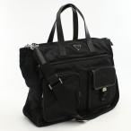 中古良品 PRADA プラダ トートバッグ 2WAY メンズ ブラック