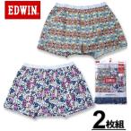 ショッピングトランクス 大きいサイズ メンズ EDWIN 2Pプリント布帛トランクス 3L 4L 5L 6L 7L 8L