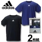 大きいサイズ メンズ adidas アディダス 2Pクルーネック半袖Tシャツ 3L 4L 5L 6L 8L