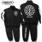大きいサイズ メンズ SHELTY プリント ジャージ 上下セット 3L 4L 5L 6L